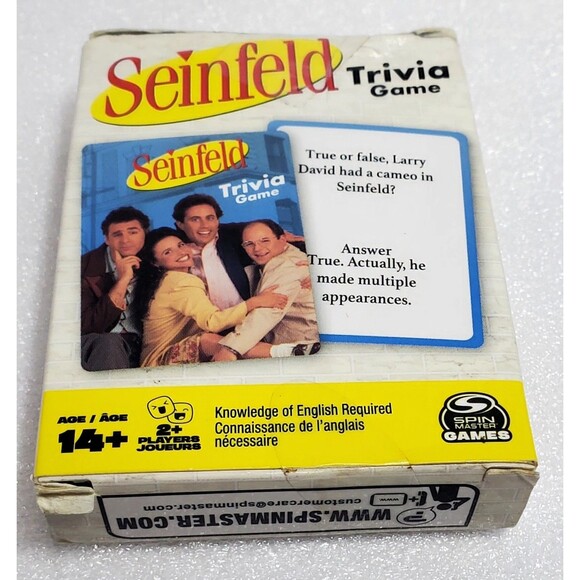 1990s TV Card Lot – 2 Friends Playing Decks + Seinfeld Trivia Game Set - Picture 2 of 11